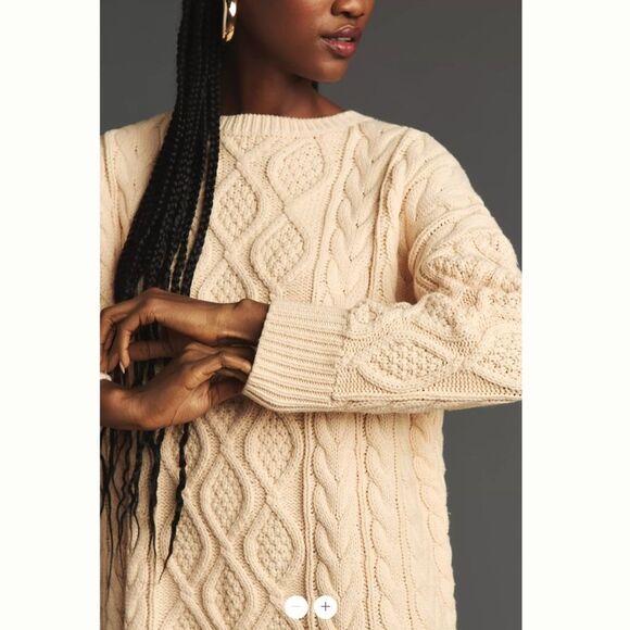 Mare Mare x Anthropologie Long-Sleeve Mini Jumper Dress - Picture 3 of 4